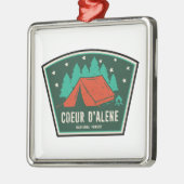 Coeur D'Alene National Forest Camping Metalen Ornament (Links)