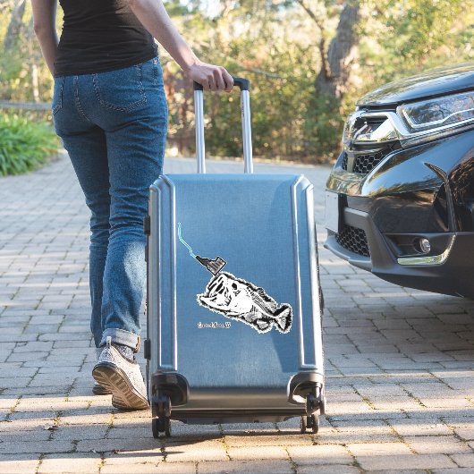 COEUR D'ALENE - ONE BAD BASKING ID PATRIOT STICKER (Koffer Insitu)