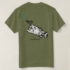 COEUR D'ALENE - ONE BAD BASKING ID PATRIOT T-SHIRT