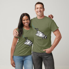 COEUR D'ALENE - ONE BAD BASKING ID PATRIOT T-SHIRT