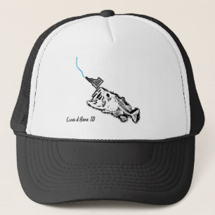 COEUR D'ALENE - ONE BAD BASKING ID PATRIOT TRUCKER PET