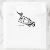 COEUR D'ALENE - ONE BAD BASKING ID PATRIOT VIERKANTE STICKER (Tas)