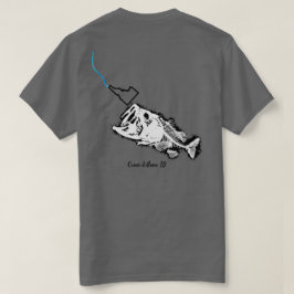 COEUR D'ALENE - ONE BAD BASS - STRIKING IDAHO T-SHIRT