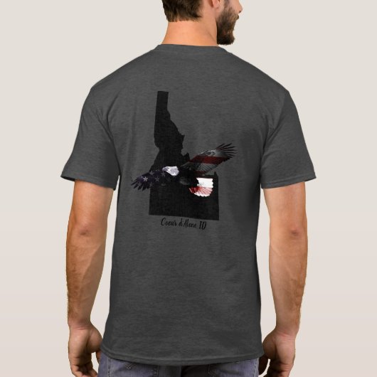 COEUR D'ALENE - SOARANT PATRIOT ELGF IDAHO T-SHIRT (Achterkant)