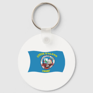 Coeur d'Alene Vlag Sleutelhanger