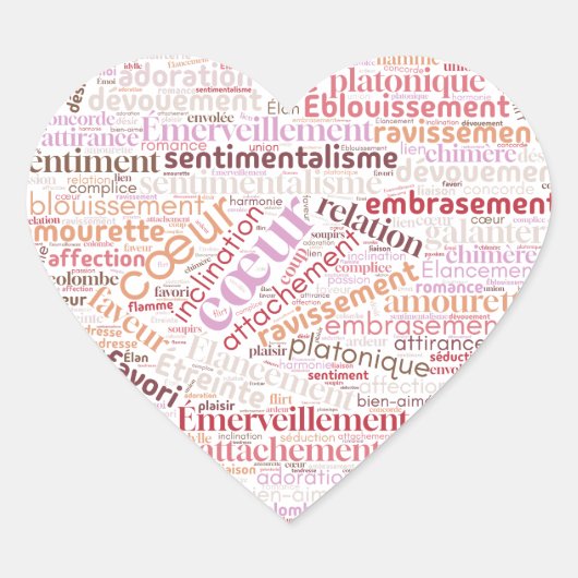 coeur hart sticker (Voorkant)