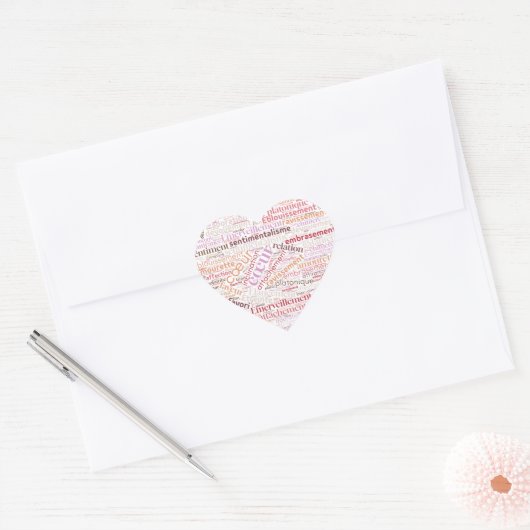 coeur hart sticker (Envelop)