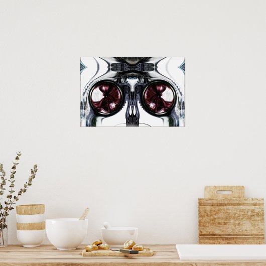 Coeur Sang Sans Poster (Keuken)