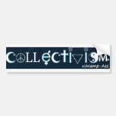 Coëxistente collectivisme bumpersticker (Voorkant)