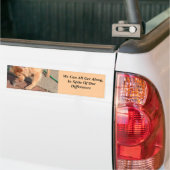 Coëxistentie Bumpersticker (Op Truck)