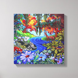 Coëxistentie Canvas Afdruk