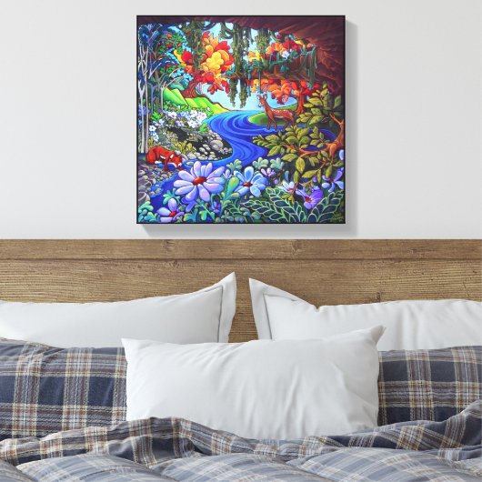 Coëxistentie Canvas Afdruk (Insitu (Slaapkamer))