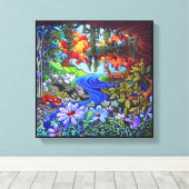 Coëxistentie Canvas Afdruk (Insitu (Houten vloer))