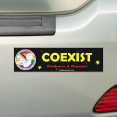 Coëxistentie tussen voorgeborenen en ouders bumpersticker (Op auto)