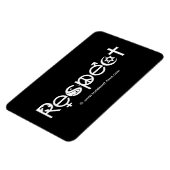 Coëxisteren met respect - Vredesgevoel en tolerant Magneet (Linkerzijde)