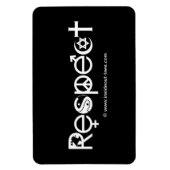 Coëxisteren met respect - Vredesgevoel en tolerant Magneet (Verticaal)