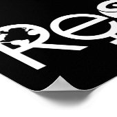 Coëxisteren met respect - Vredesgevoel en tolerant Poster (Hoek)