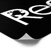 Coëxisteren met respect - Vredesgevoel en tolerant Poster (Hoek)