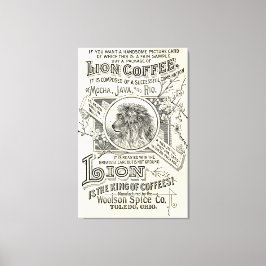  Cofee Cafe Decor Canvas Afdruk