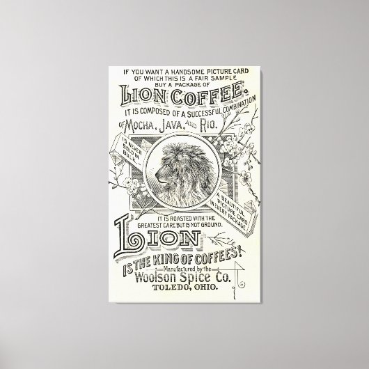  Cofee Cafe Decor Canvas Afdruk (Voorkant)