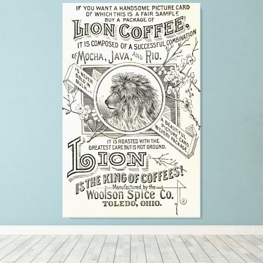  Cofee Cafe Decor Canvas Afdruk (Insitu (Houten vloer))