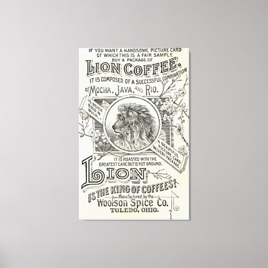  Cofee Cafe Decor Canvas Afdruk (Voorkant)