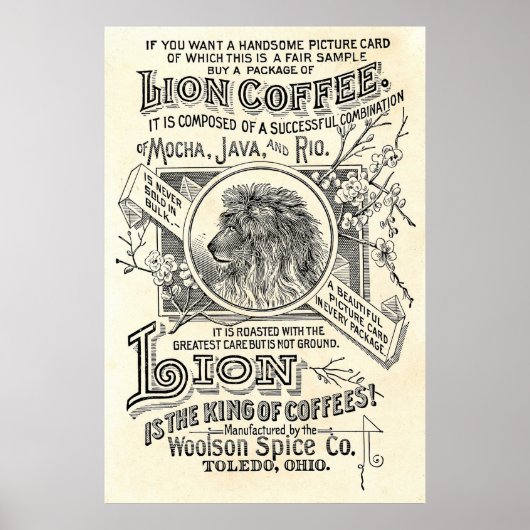 Cofee Cafe Decor Poster (Voorkant)