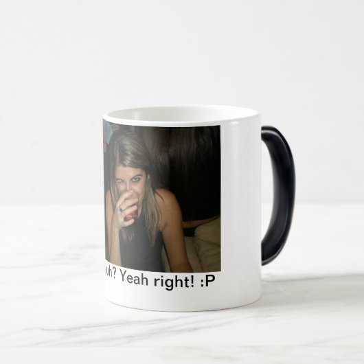 Cofee hè? magische mok (Voorkant rechts)