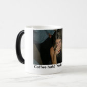 Cofee hè? magische mok (Voorkant links)