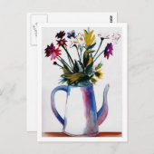 Cofee Pot Briefkaart (Voorkant / Achterkant)