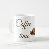Cofee time mug koffiemok (Voorkant links)
