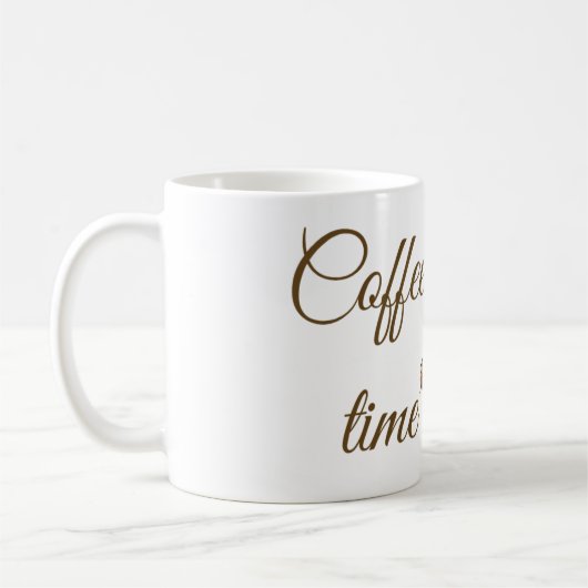 Cofee time mug koffiemok (Links)