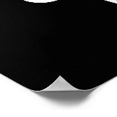 Coff-ee Funny Coughing Coffee Bean Pun Dark BG Poster (Hoek)