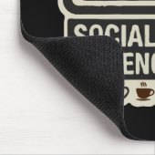 Coffe Aangedreven Sociale Batterij | Grappig Energ Muismat (Hoek)