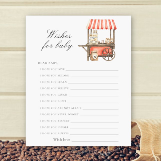 Coffe baby shower - wensen voor baby (Creator heeft geüpload)