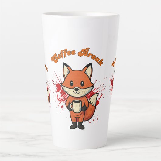 Coffe Break Design Latte Mok (Voorkant)