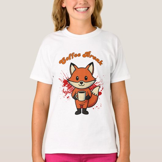 Coffe Break Design T-shirt (Voorkant)