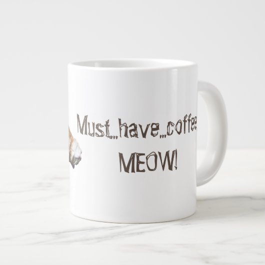 Coffe Cat Grote Koffiekop (Voorkant rechts)