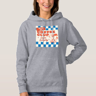 Coffe Club cartoon– Schattige op maat gemaakte kof Hoodie