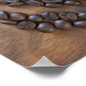 Coffe cup illustrated using coffee beans poster (Hoek)