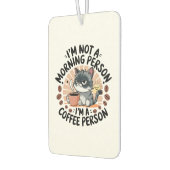 Coffe-firste Attitude Leuk Kat Design Luchtverfrisser (Links)