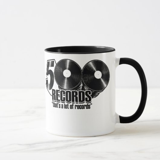 Coffe-Mok - Logo 500 records Mok (Rechts)