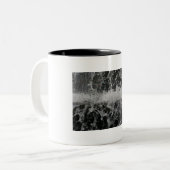 Coffe-Mok met een spuit Tweekleurige Koffiemok (Voorkant links)