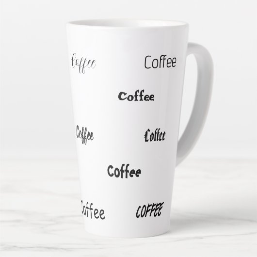 Coffe Mug Latte Mok (Rechterhoek)