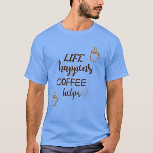 Coffe QuotesQuotes vintage T-shirt (Voorkant)