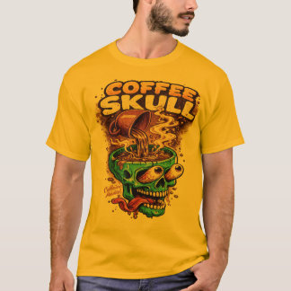 Coffe Schedel T-Shirt