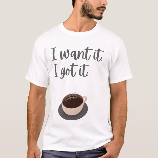 Coffe T-Shirt (Voorkant)