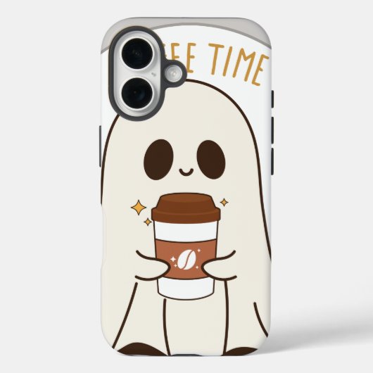 coffe time iphone 16 case (Achterkant)