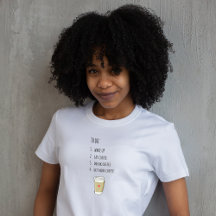 Coffe Todo Lijst T-Shirt