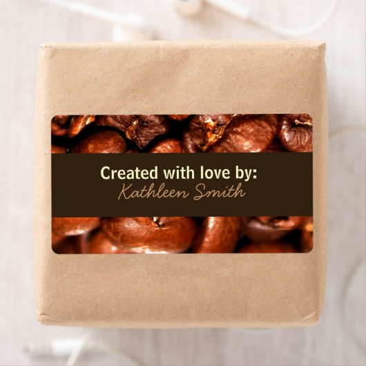 Coffebeans Recept/Goodies Label (Insitu)